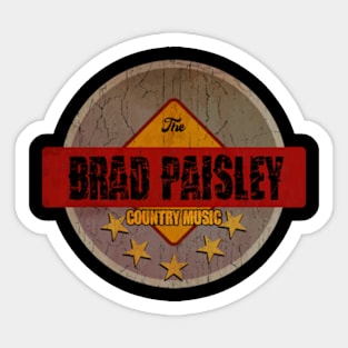 The Brad Paisley Sticker